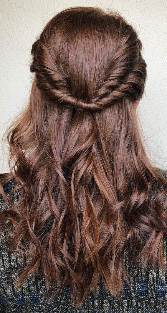 Half-Up, Half-Down Hairstyle