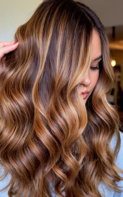 Golden Toffee Balayage