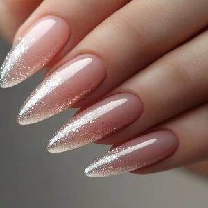 Ombre Glitter Tips