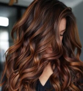 Auburn Balayage - Low Maintenance Balayage Hair Colors