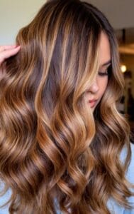Golden Toffee Balayage - Low Maintenance Balayage Hair Colors